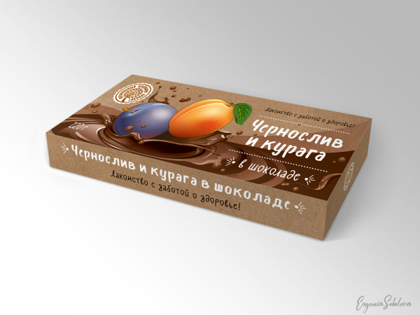№2 Чернослив и курага в шоколаде, 220г в Дальнегорске