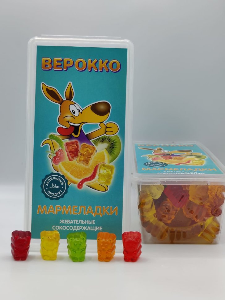  Жевательный мармелад Мишки фруктовые, 250г   в Дальнегорске
