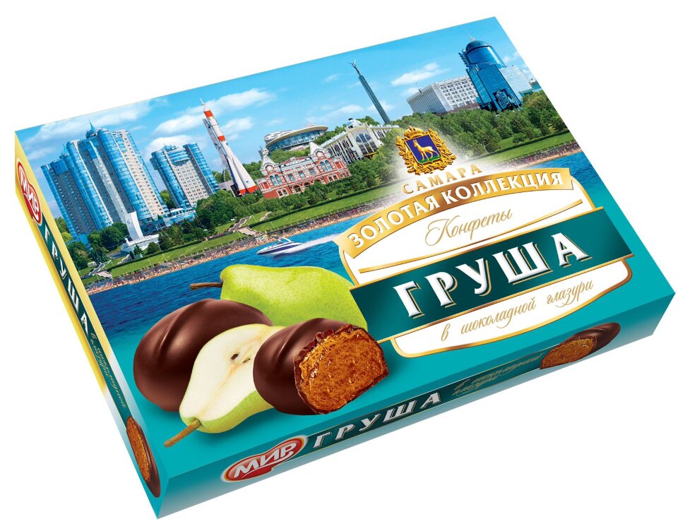  КФ МИР Груша в шоколадной глазури 160г  в Дальнегорске