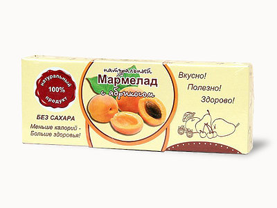  Мармелад натуральный "Абрикос" 140г в Дальнегорске