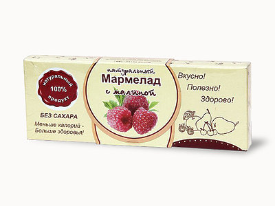  Мармелад натуральный "Малина" 140г в Дальнегорске