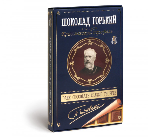 №1 Фабрика Томер  Горький шоколад ТРЮФЕЛЬ классический (Чайковский), 112г в Дальнегорске