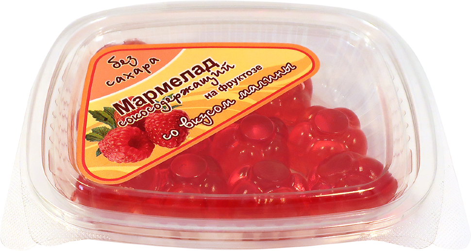  Мармелад сокосодержащий "Малина" 140г в Дальнегорске