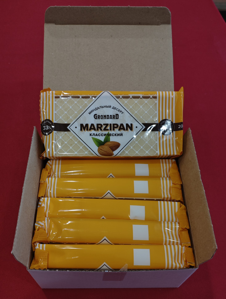  TM Grondard      (11133) Марципан 33%, (блок 6 шт по 200г)             в Дальнегорске