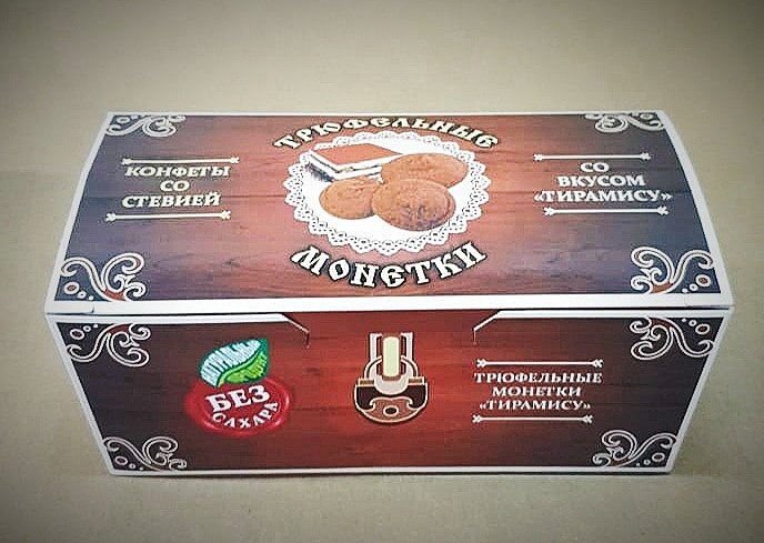  Трюфельные монетки вкус "Тирамису" 170г в Дальнегорске