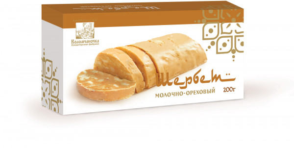 №1 Шербет МОЛОЧНО-ОРЕХОВЫЙ, 200г в Дальнегорске