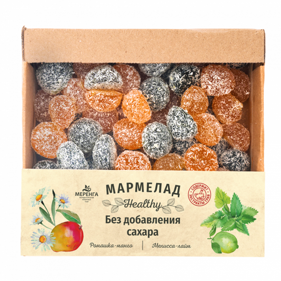  Меренга Мармелад в кокосовой обсыпке Ромашка+Мелисса , 800г     в Дальнегорске