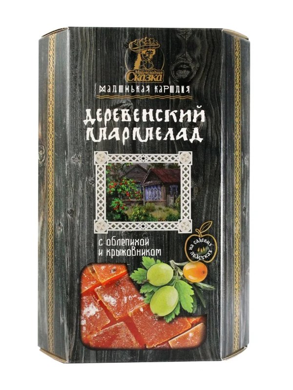 №2 Мармелад деревенский "С крыжовником и облепихой" 300г в Дальнегорске