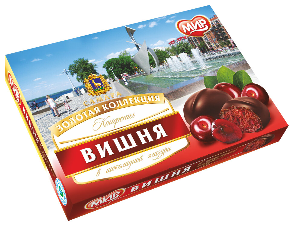  КФ МИР Вишня в шоколадной глазури 160г в Дальнегорске